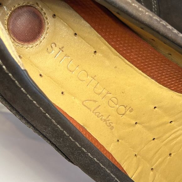 Unstructured By Clarks Slip-On Loafer Shoe Size 7.5 Brown Suede Leather Un.Loop - Picture 9 of 13